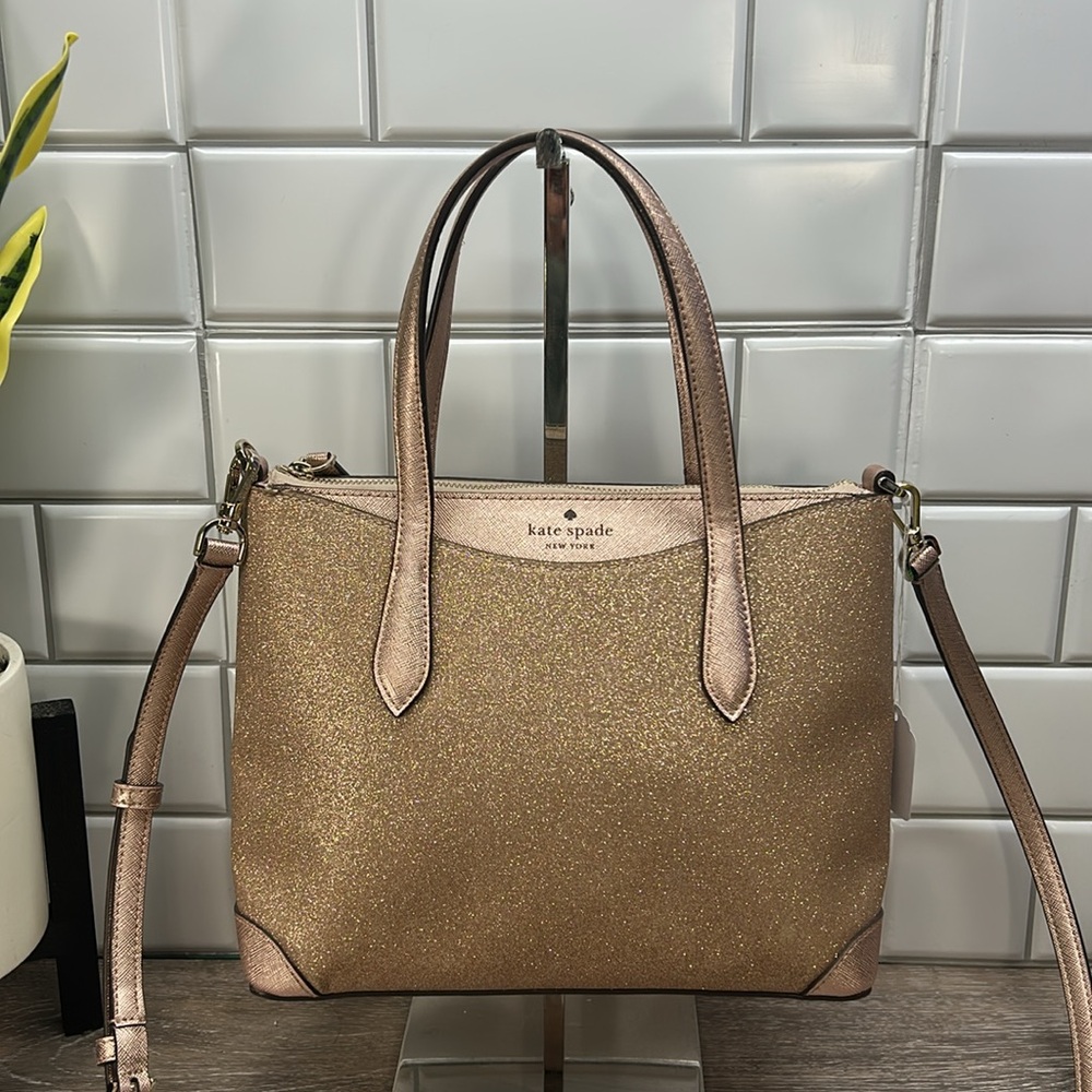 Kate Spade Gold Satchel Bag